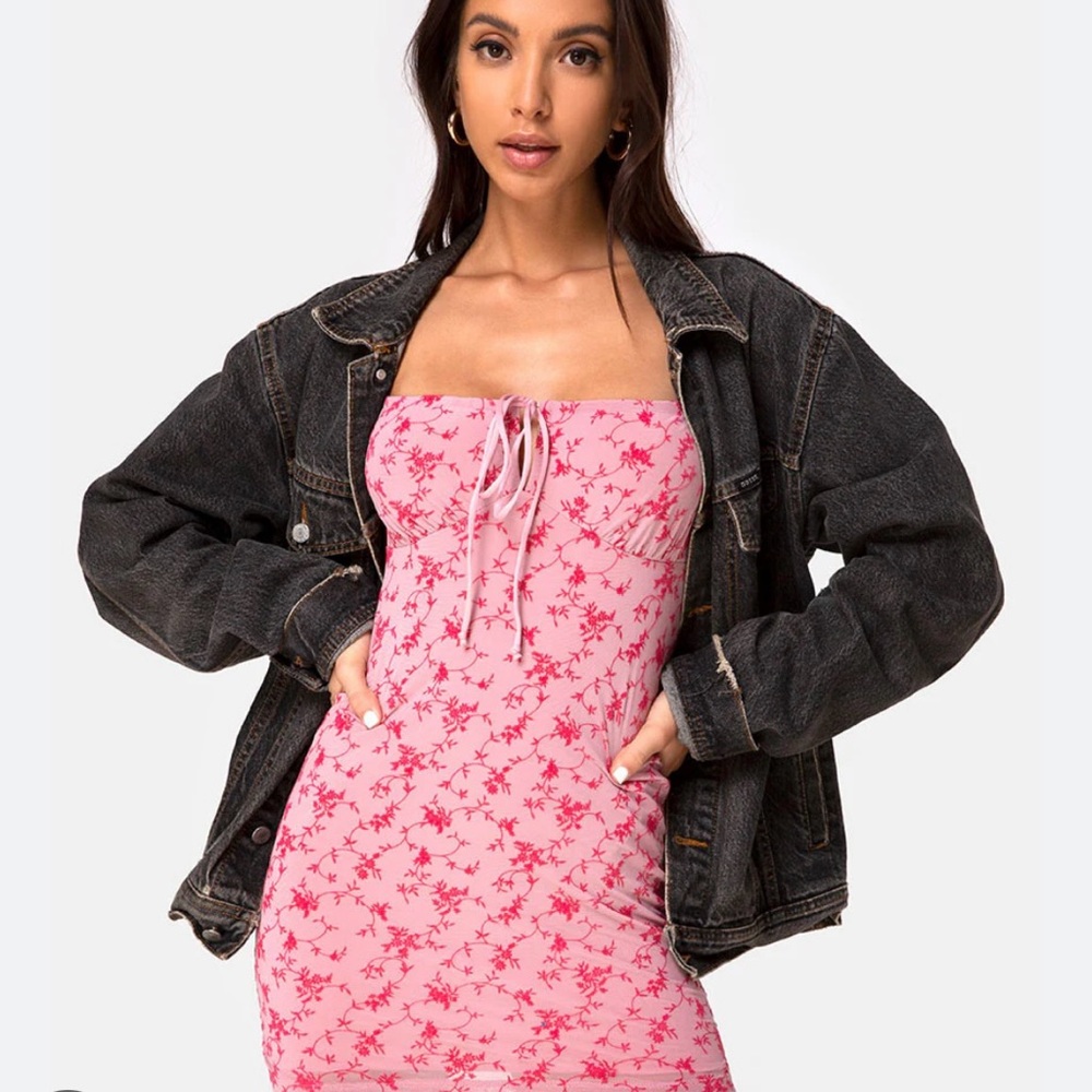 Pink Floral Motel Rocks Dress